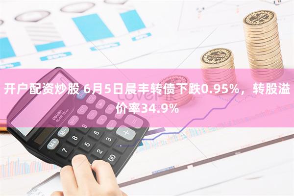 开户配资炒股 6月5日晨丰转债下跌0.95%，转股溢价率34.9%